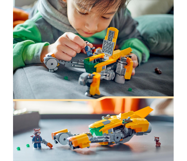 LEGO Marvel Super Heroes 76254 Statek kosmiczny małego Rocketa - 1091429 - zdjęcie 5